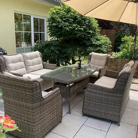 Ferienhaus Blaumond Mit Gartensauna * Wandlitz